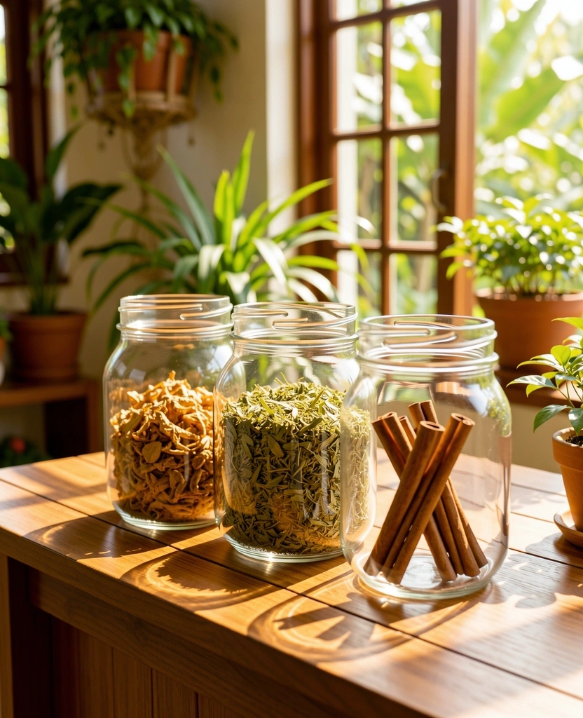 Tranquil home morning in Makassar