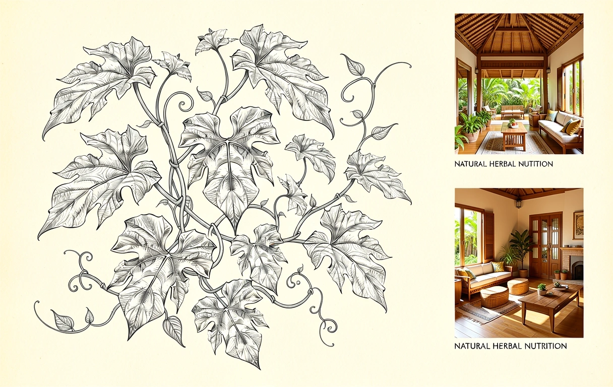 Botanical detail sketch