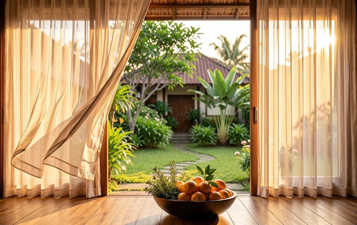 Peaceful home life in Makassar